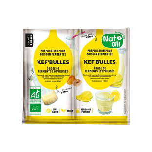 Ferment pour boisson fermentée Kef'Bulles bio - 2 x 5g
