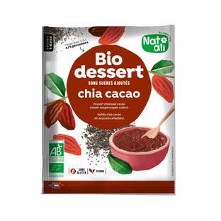 Préparation pour crème dessert chia-cacao bio