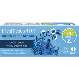 Tampons aus Bio Baumwolle Normal, 20 Stk. 