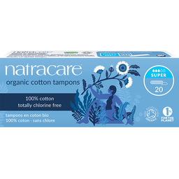 Tampons aus Bio Baumwolle Super, 20 Stk.