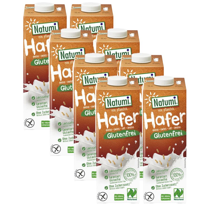 Bio Hafer-Drink glutenfrei, Ganzer Karton 8 Stück - Ackerherz