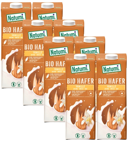 Bio Haferdrink Vanille, Karton 8 Stk.