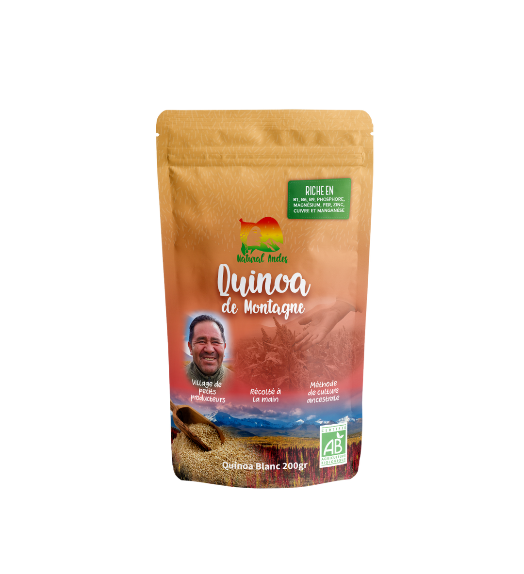 Quinoa blanc de montagne bio