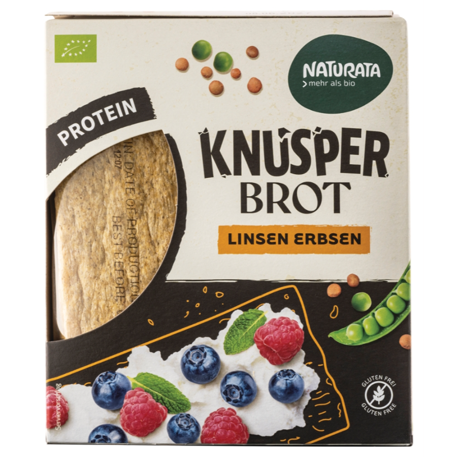 Bio Knusperbrot Linsen & Erbsen