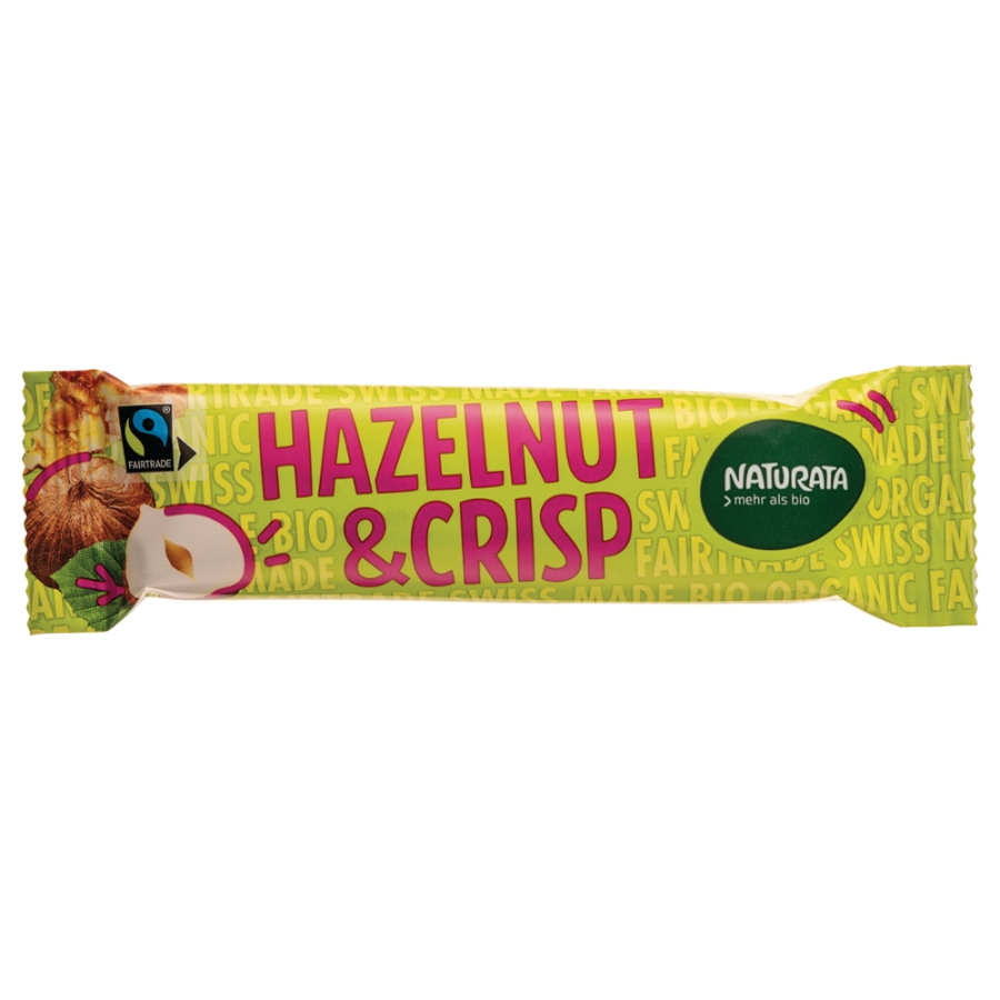 Bio Schokoriegel Hazelnut & Crisp