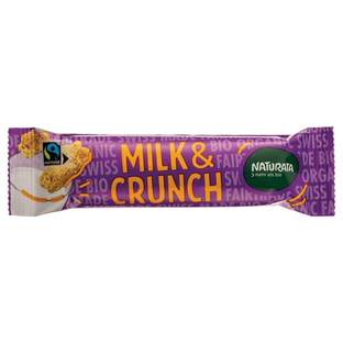 Bio Schokoriegel Milk & Crunch