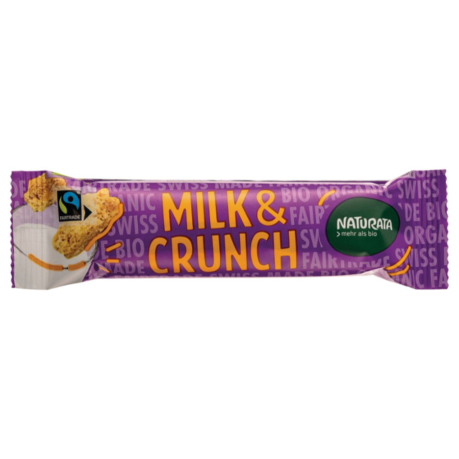 Bio Schokoriegel Milk & Crunch