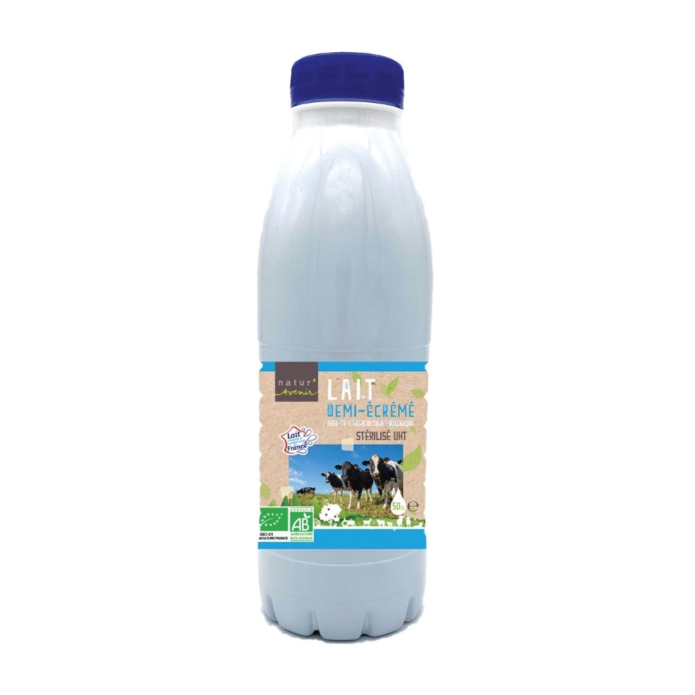 Lait Demi Ecreme Bio La Fourche