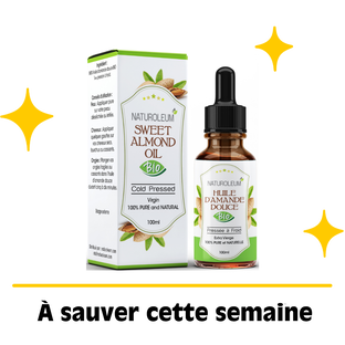 Huile amande douce bio certifié Cosmos Organic