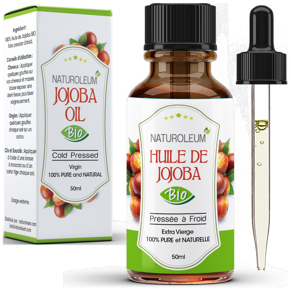 Huile jojoba bio certifié Cosmos Organic