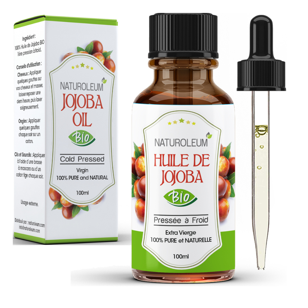 Huile jojoba bio certifié Cosmos Organic