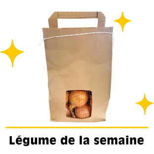 Oignons jaunes bio origine France en sac kraft - 1kg