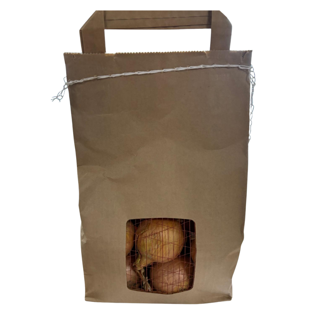 Oignons jaunes bio origine France en sac kraft - 1kg