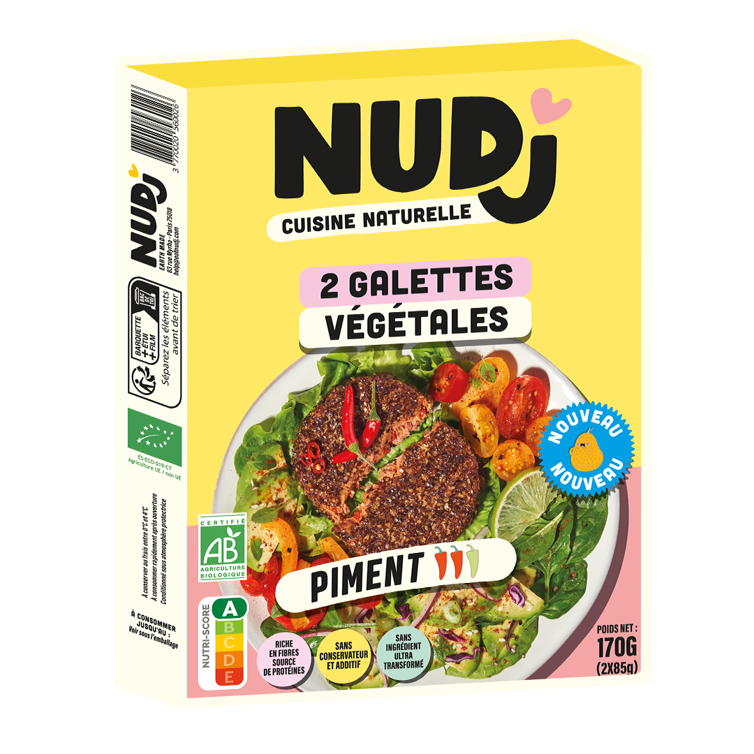 Galettes Végétales Pimentées Bio