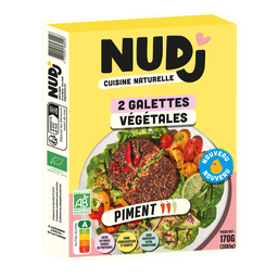 Galettes Végétales Pimentées Bio