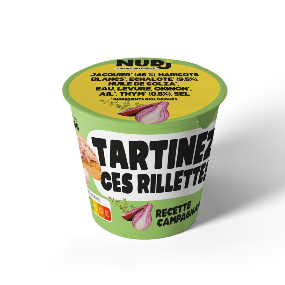 Rillettes végétales campagnardes bio