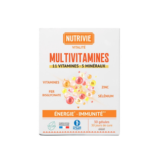 Multivitamines booster d'énergie immunité et vitalité x 30