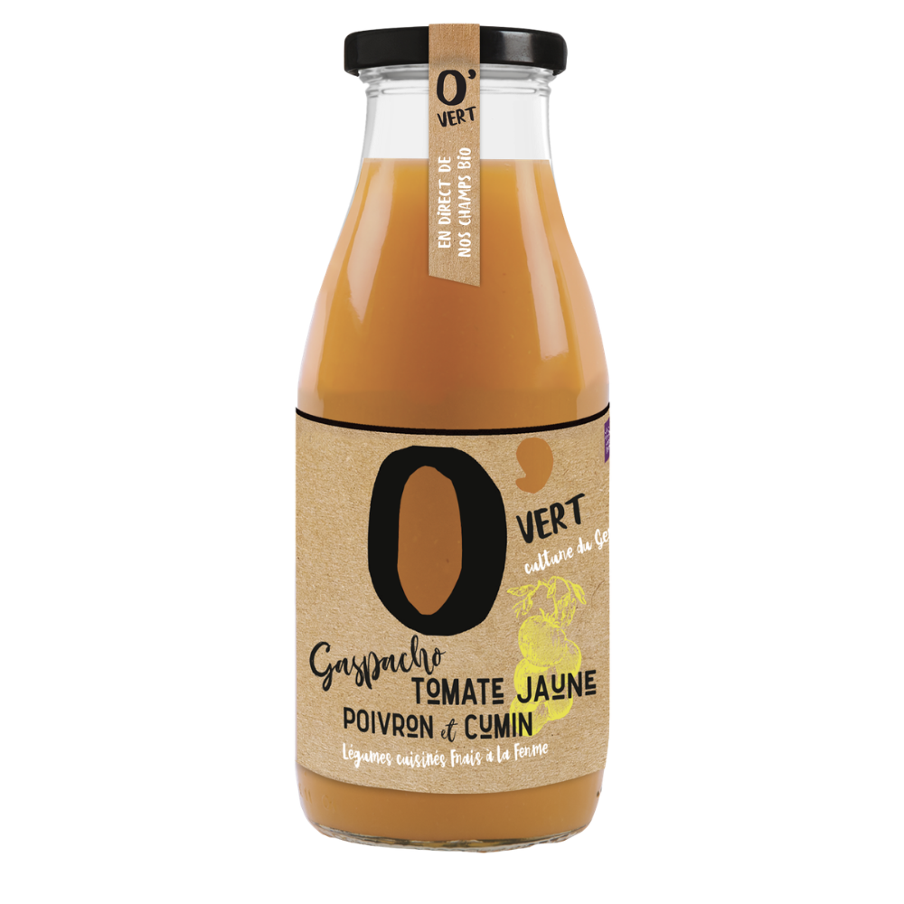 Gaspacho tomate jaune bio