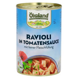 Bio Ravioli in Tomatensauce