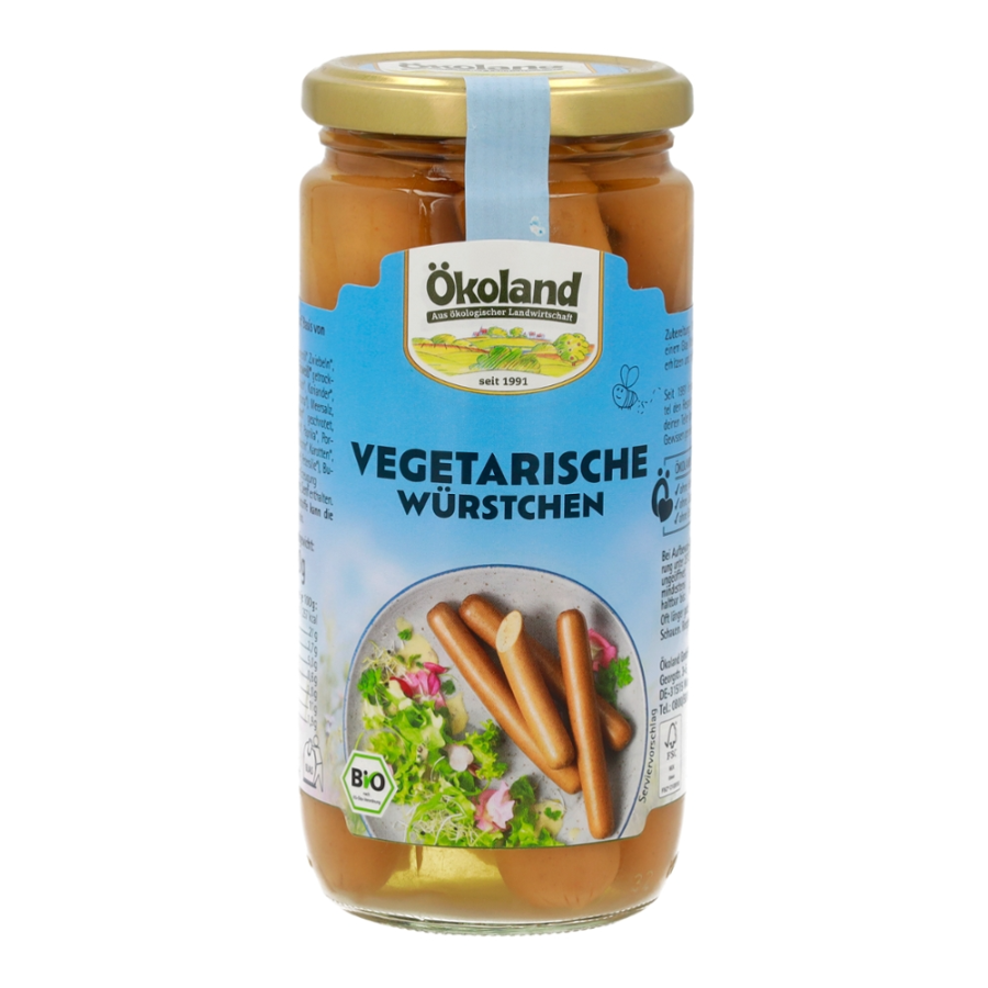 Bio vegetarische Würstchen