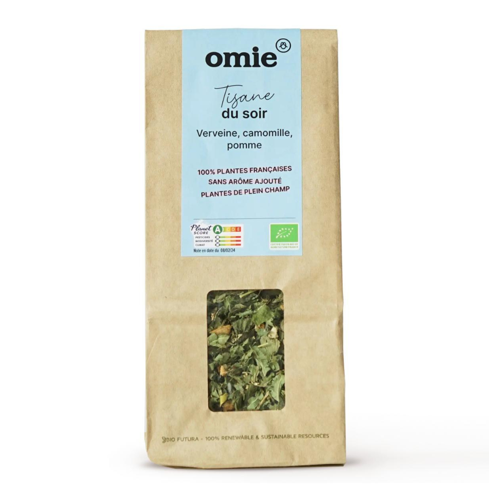 Tisane du soir Bio - Verveine, Camomille, Pomme