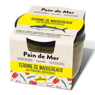 Terrine de Maquereaux aux Poivrons Bio