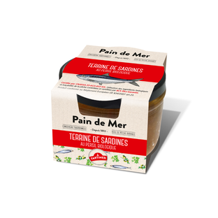 Terrines de sardines au persil bio