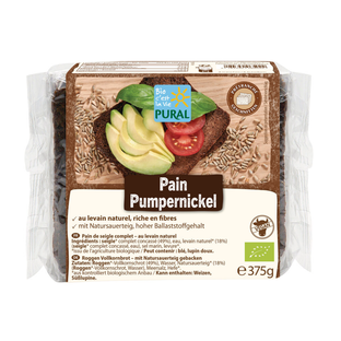 Pain pumpernickel au seigle bio