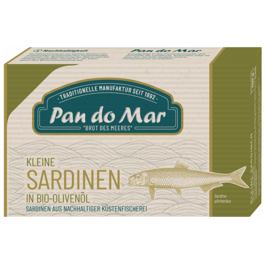 Kleine Sardinen in Bio Olivenöl