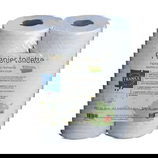 Papier Toilette 100% Origine France x 6