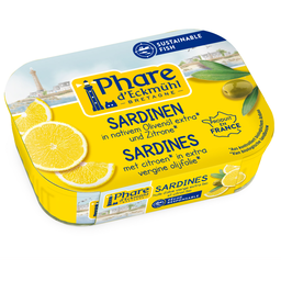 Sardinen in Bio-Olivenöl & Bio-Zitrone