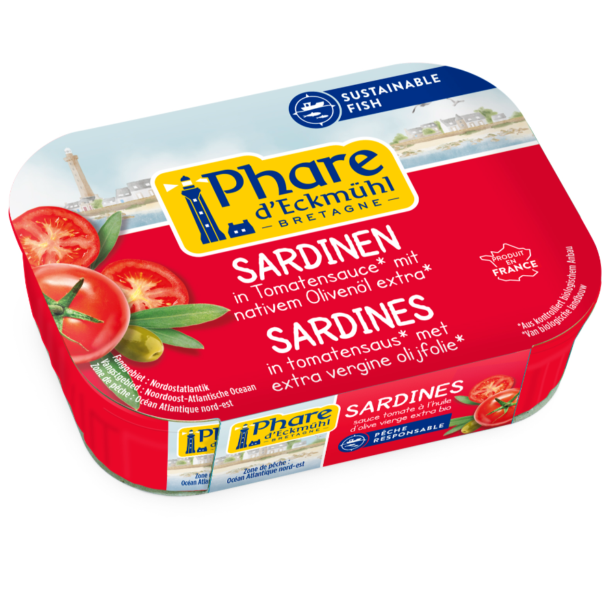 Bio Sardinen in Bio-Tomatensauce & Bio-Olivenöl