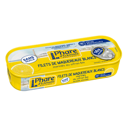 Filets de maquereaux pêche responsable marinés au citron bio (sans huile)