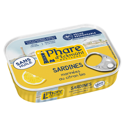 Sardines marinées au citron bio sans huile - pêche responsable