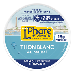 Thon blanc germon au naturel - pêche responsable