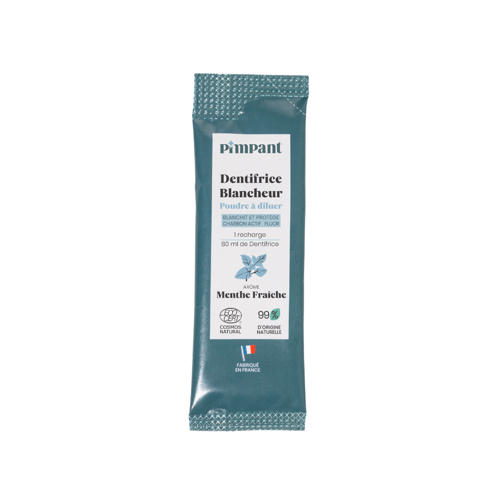 Dentifrice blancheur en poudre à diluer