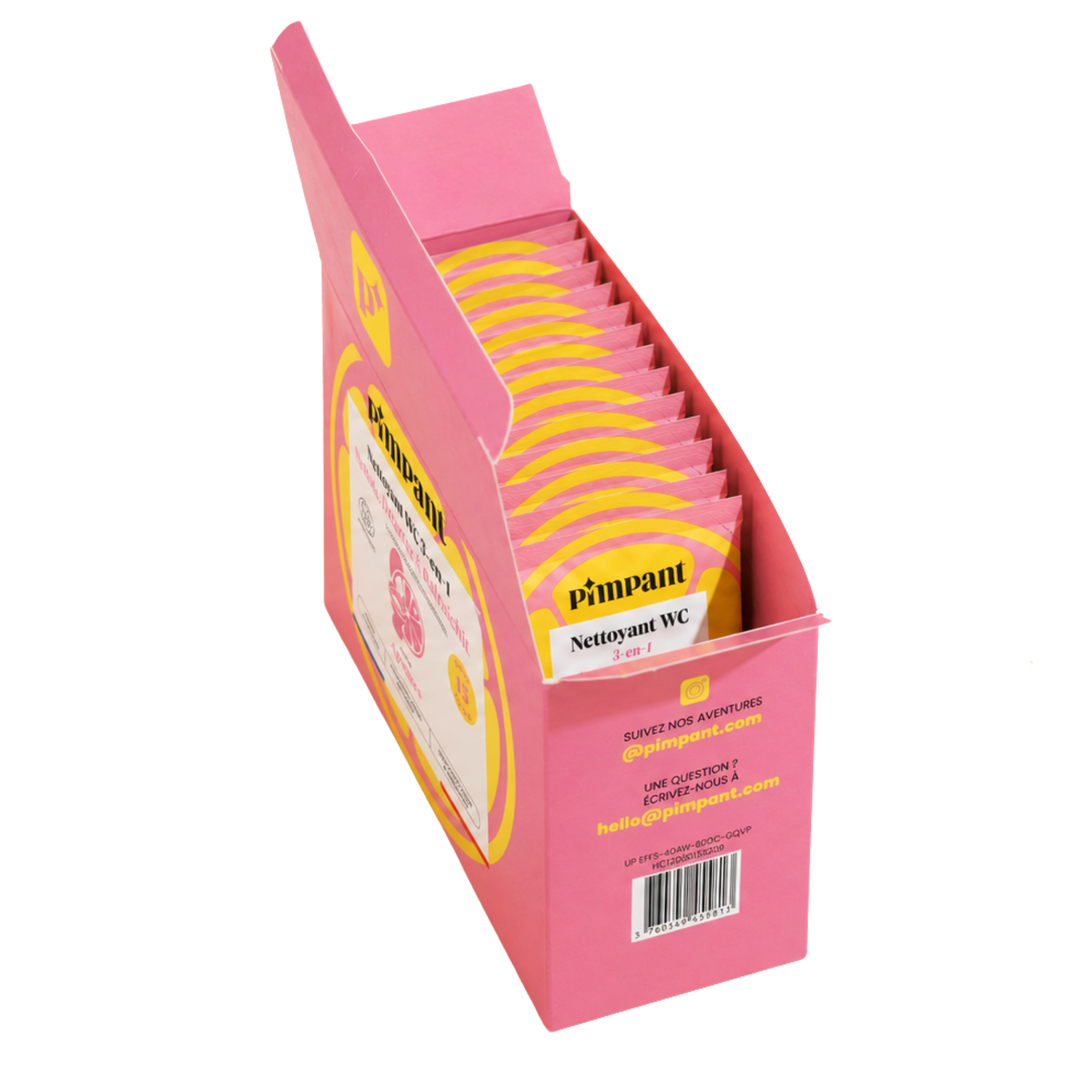 Nettoyant WC en stick certifié Ecodétergent x 15