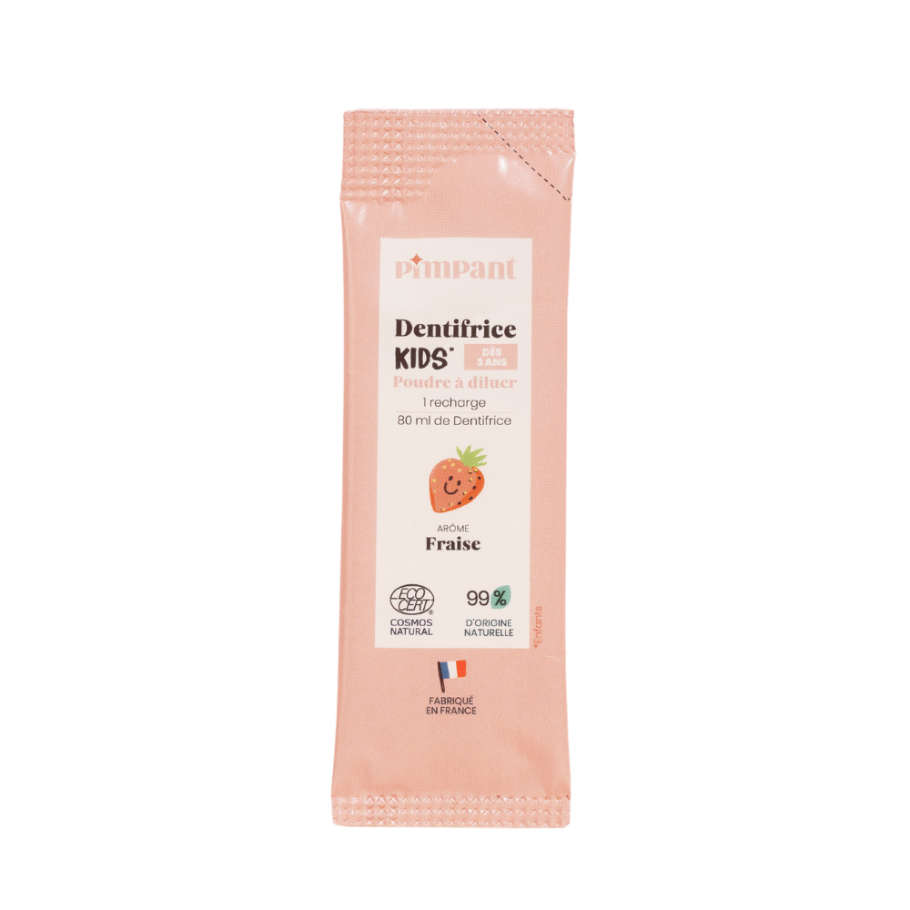 Recharge dentifrice kids fraise en poudre à diluer