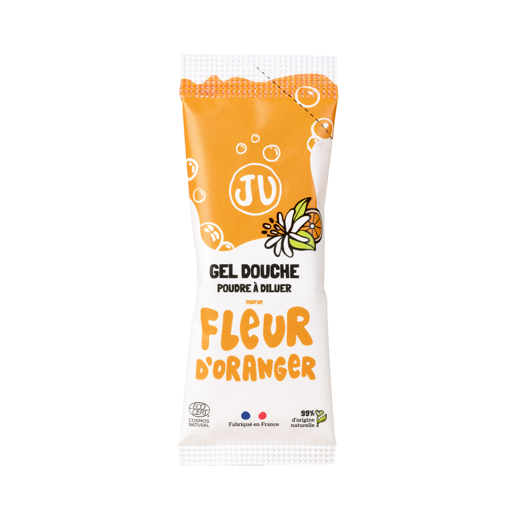 Stick recharge gel douche fleur d'oranger en poudre à diluer