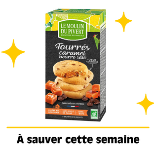 Cookies fourrés caramel beurre salé bio - 175g