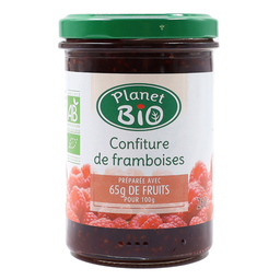 Confiture Framboises Extra Bio