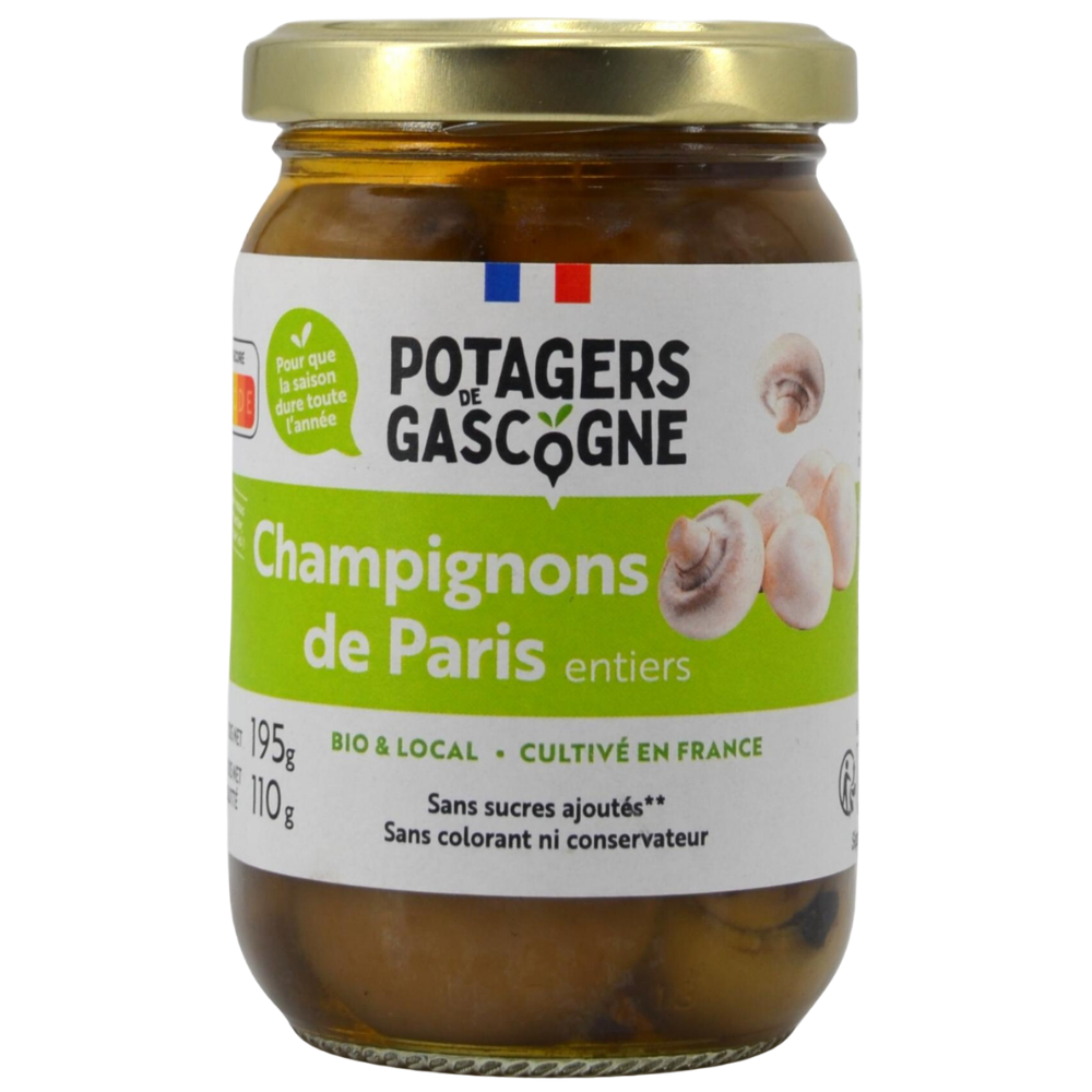 Champignon de Paris entiers bio