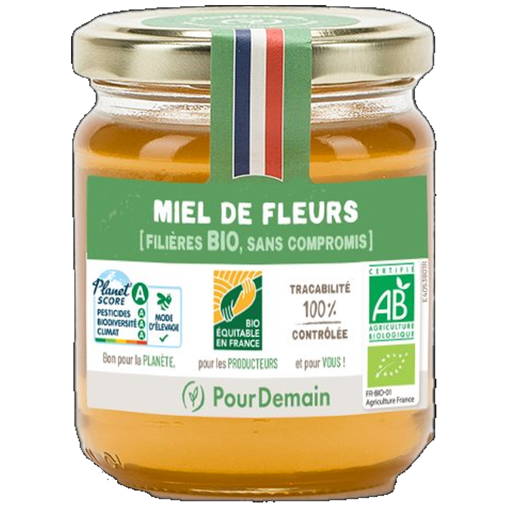 Miel de fleur bio et équitable