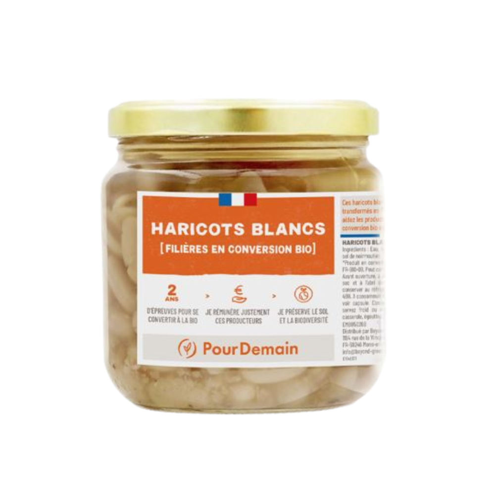 Haricots blancs en conversion