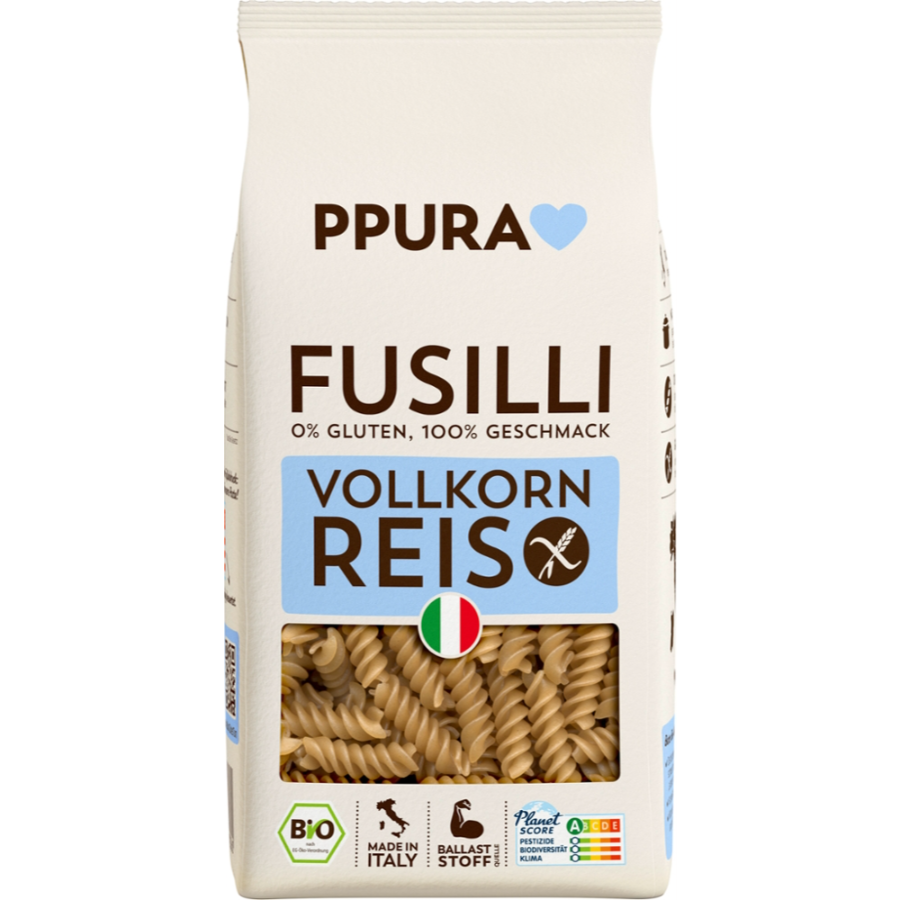 Bio Vollkornreis-Fusilli