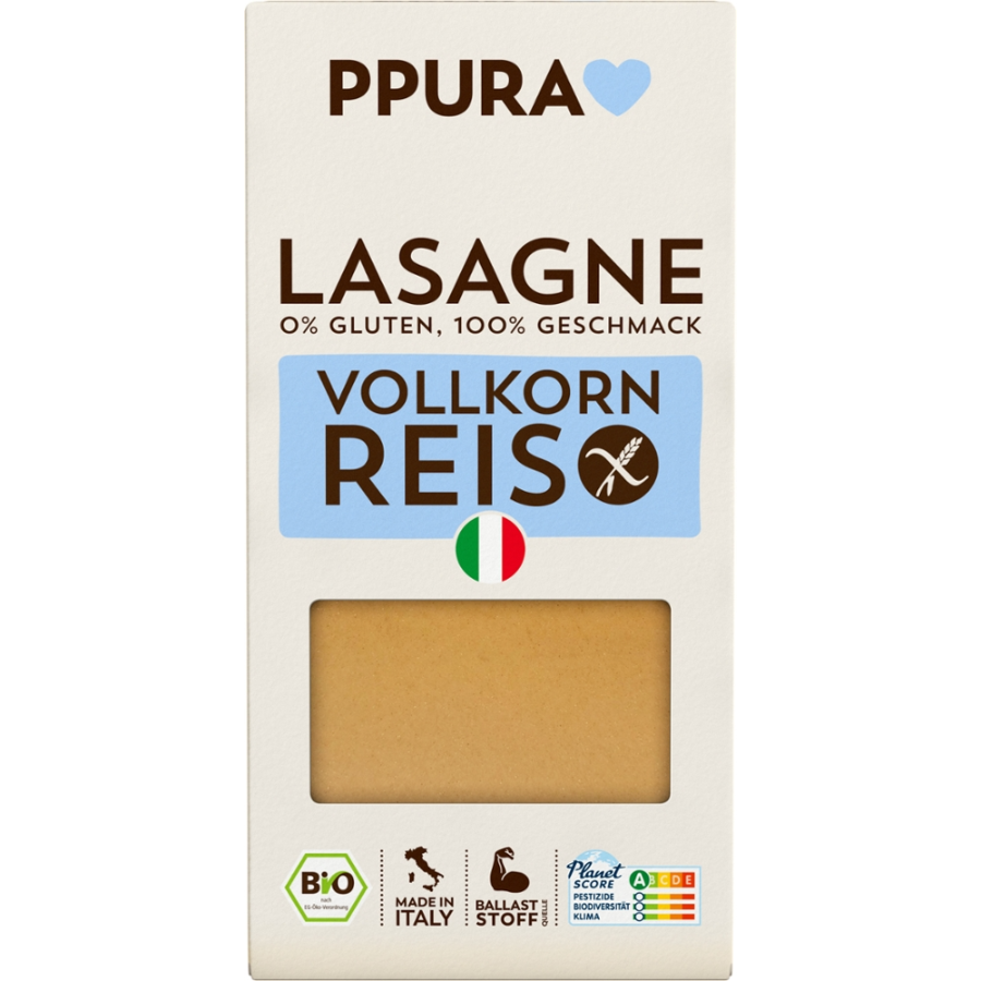 Bio Vollkornreis-Lasagne