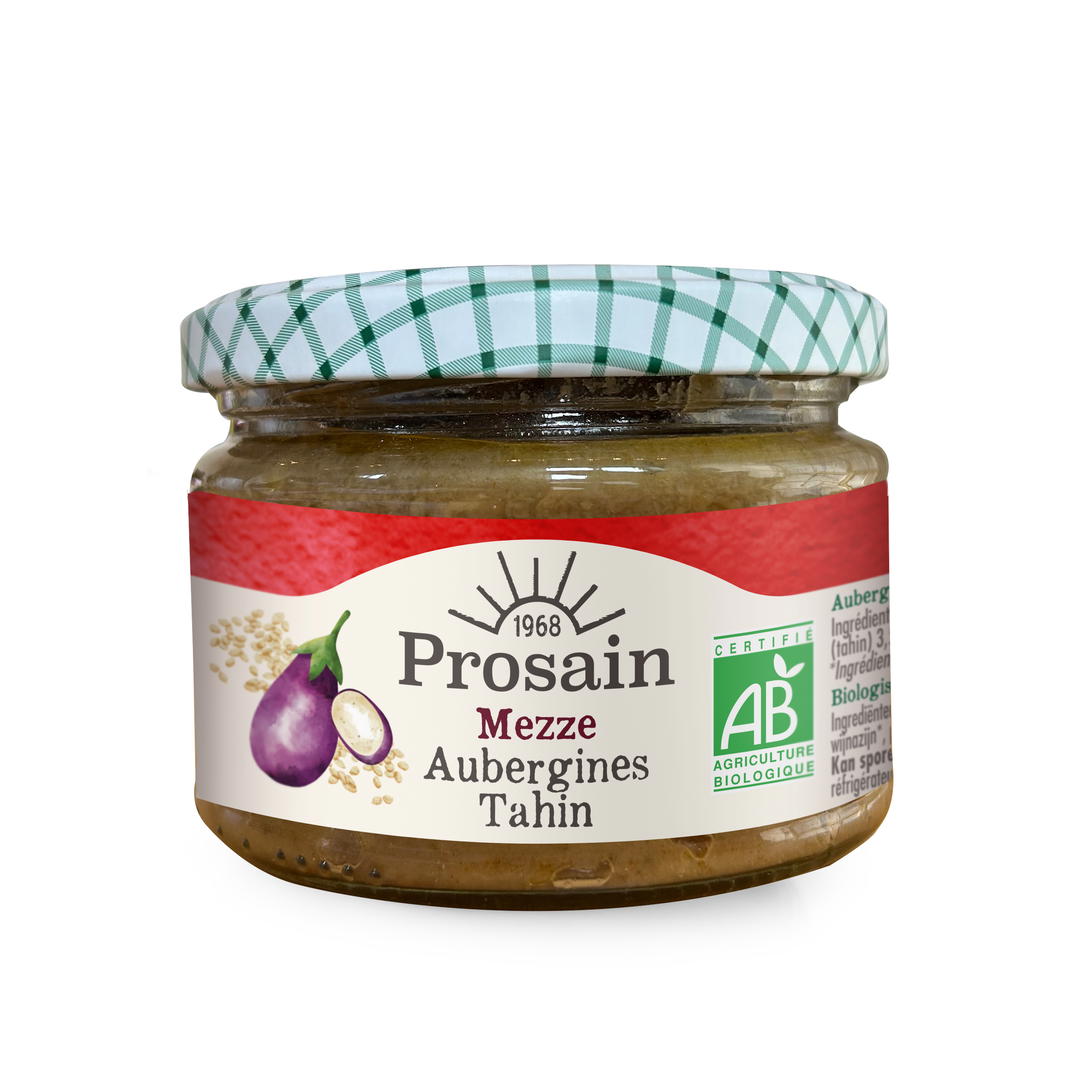 Mezze aubergines tahini bio