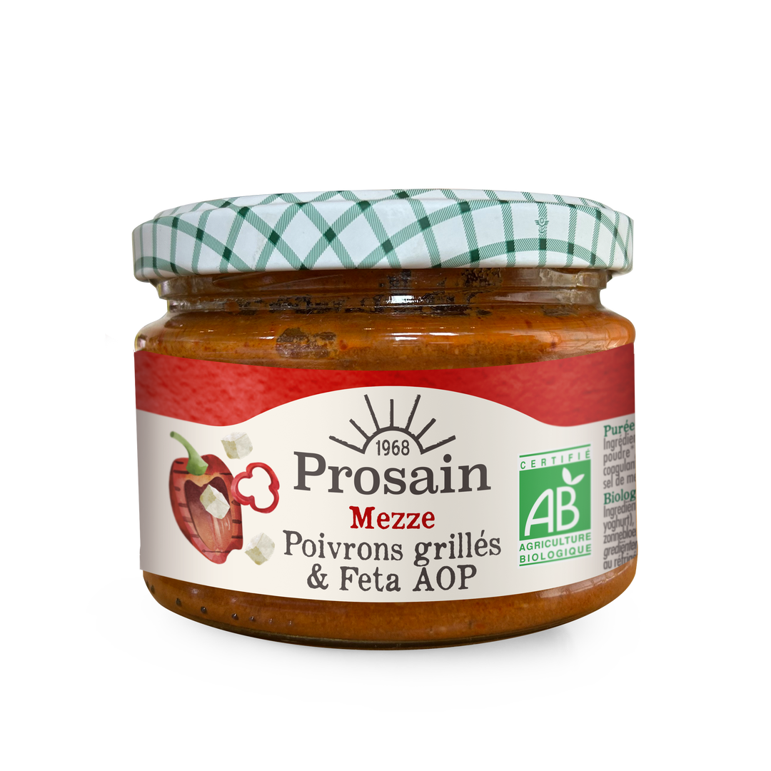 Mezze poivron grillé feta bio