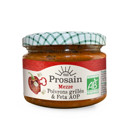 Mezze poivron grillé feta bio