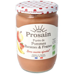 Purée pommes bananes bio
